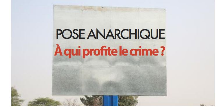 Pose anarchique des panneaux publicitaires à Dakar: À qui profite le crime?