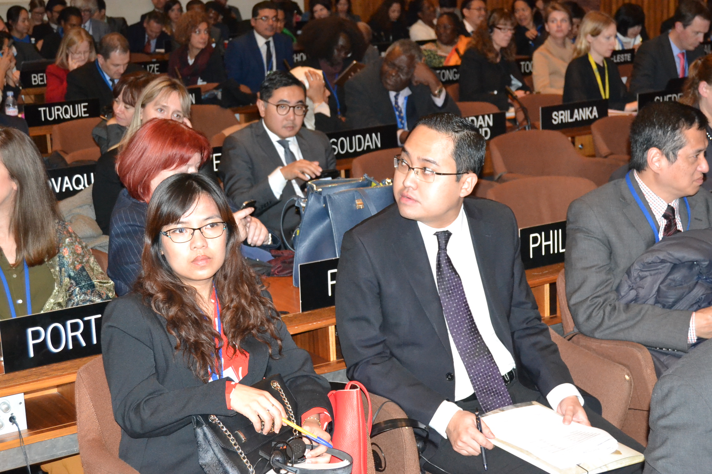 Les images de la 39eme sessions de la conference générale de l'UNESCO à Paris