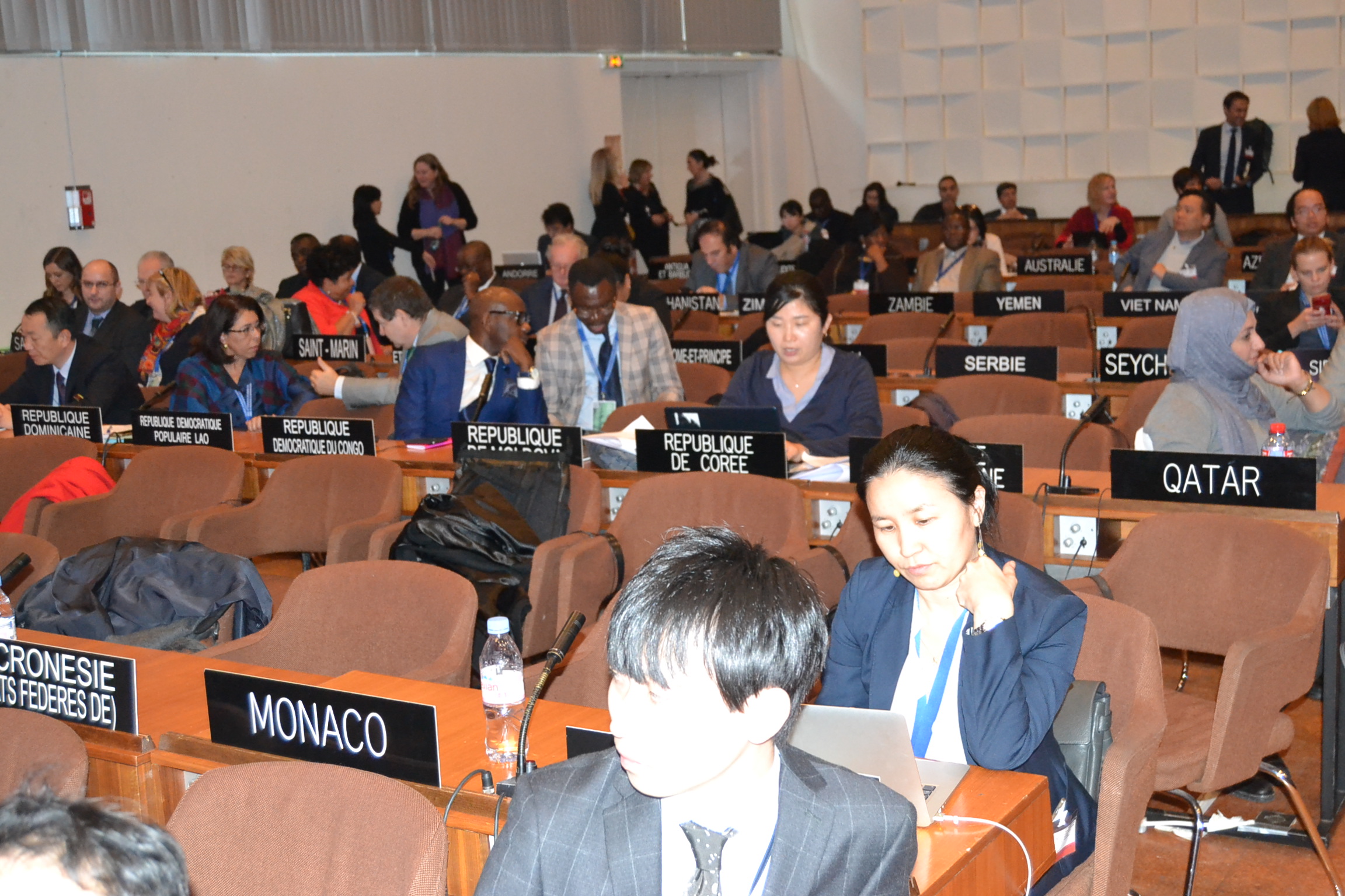 Les images de la 39eme sessions de la conference générale de l'UNESCO à Paris