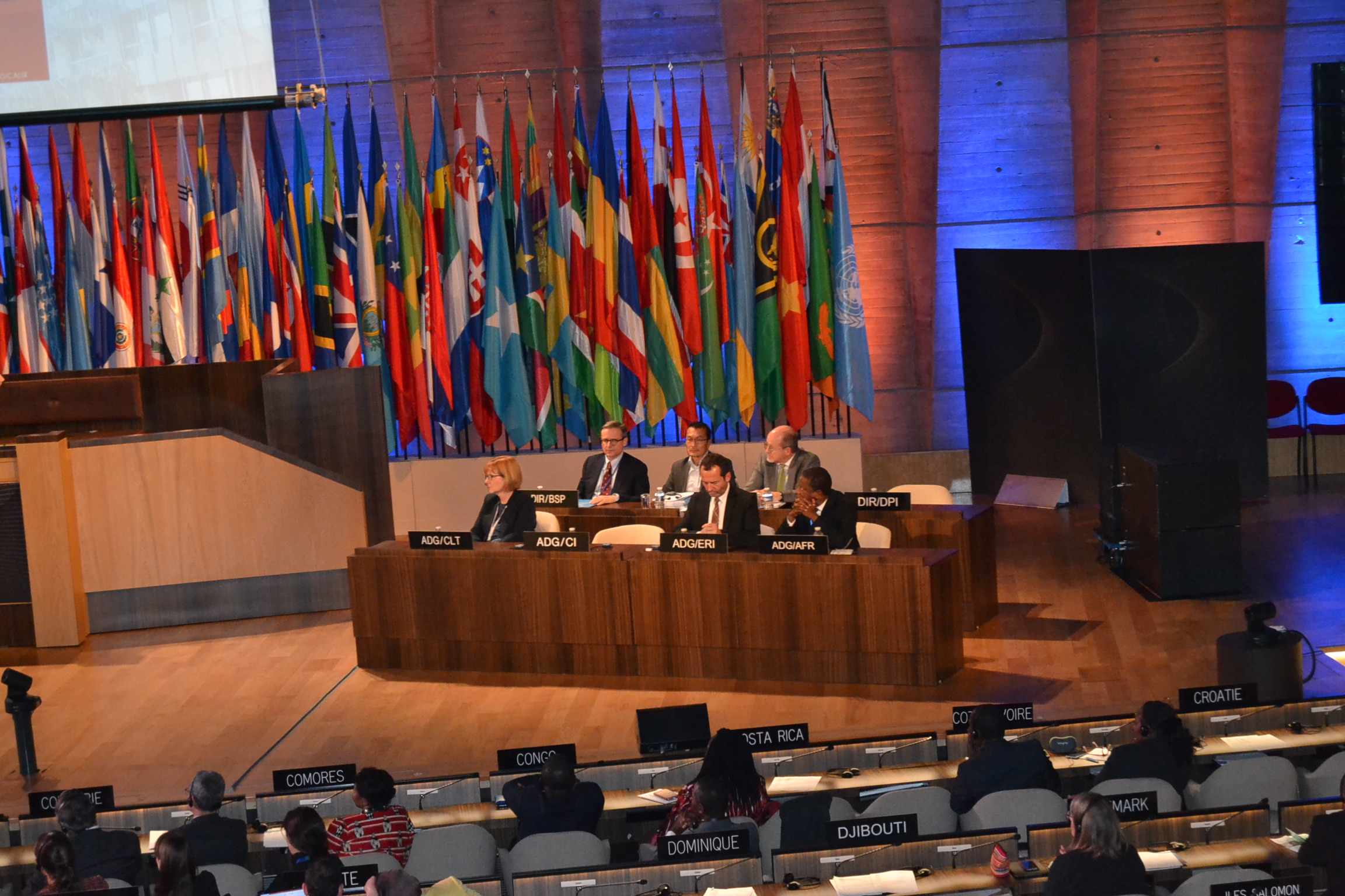 Les images de la 39eme sessions de la conference générale de l'UNESCO à Paris