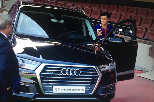 FC Barcelone – Coutinho a reçu cette voiture à 85.000€ en signant au Barça