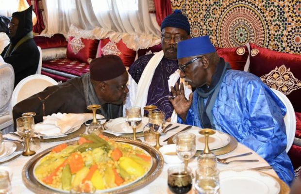 Le Khalife Général des Tidianes Serigne Babacar SY Mansour en visite au Maroc sur invitation du Roi Mohamed VI