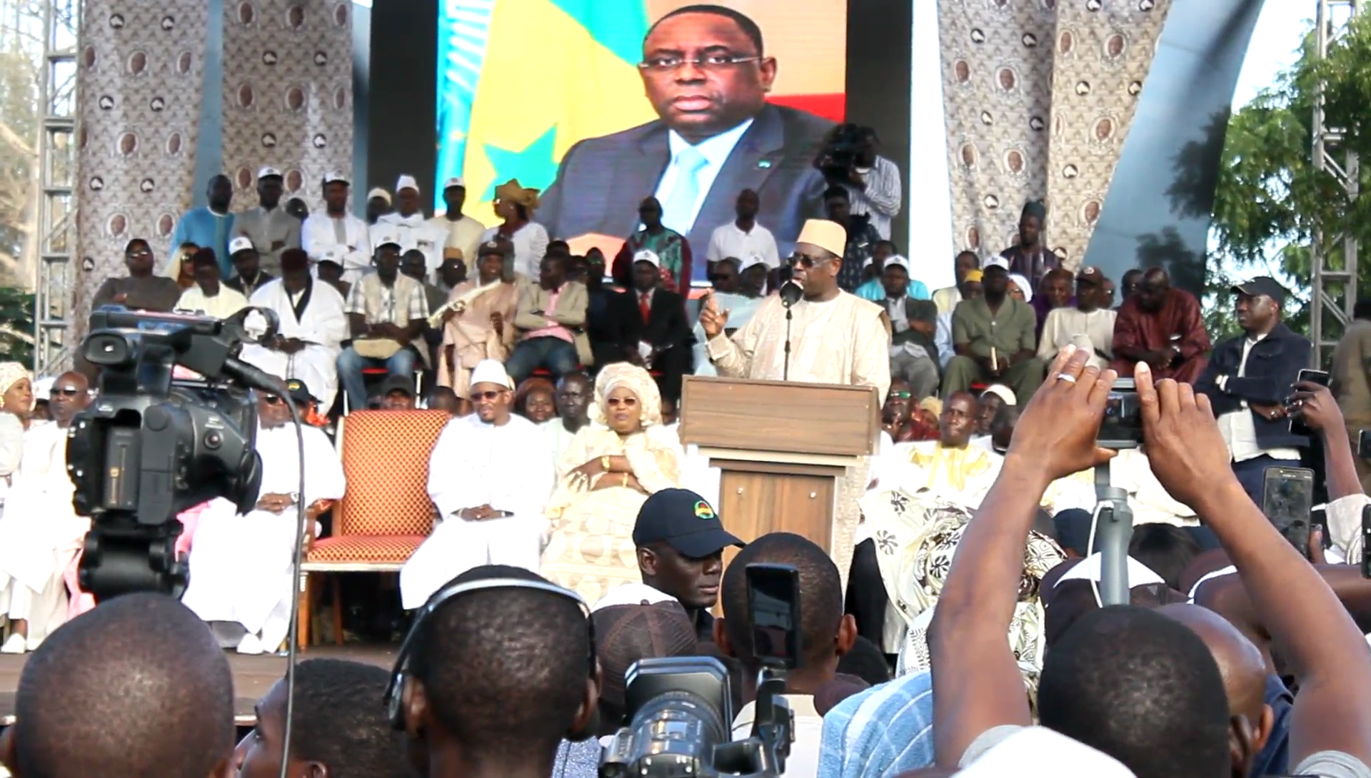 Louga campagne électorale: Après avoir reçu un accueil triomphal Macky Sall Sall se dit rassuré