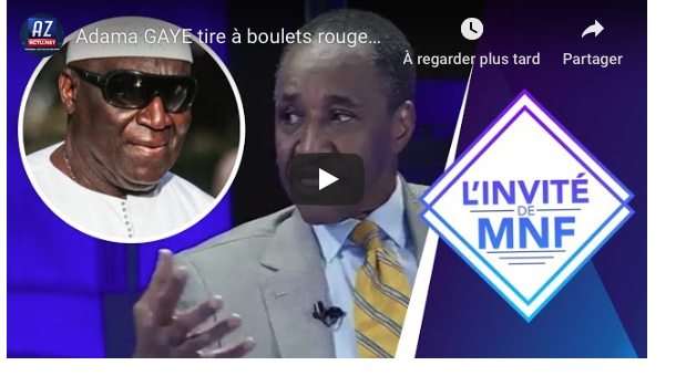 Video-Adama GAYE tire à boulets rouges sur Famara Ibrahima SAGNA: “Ce dialogue est un deal-logue”