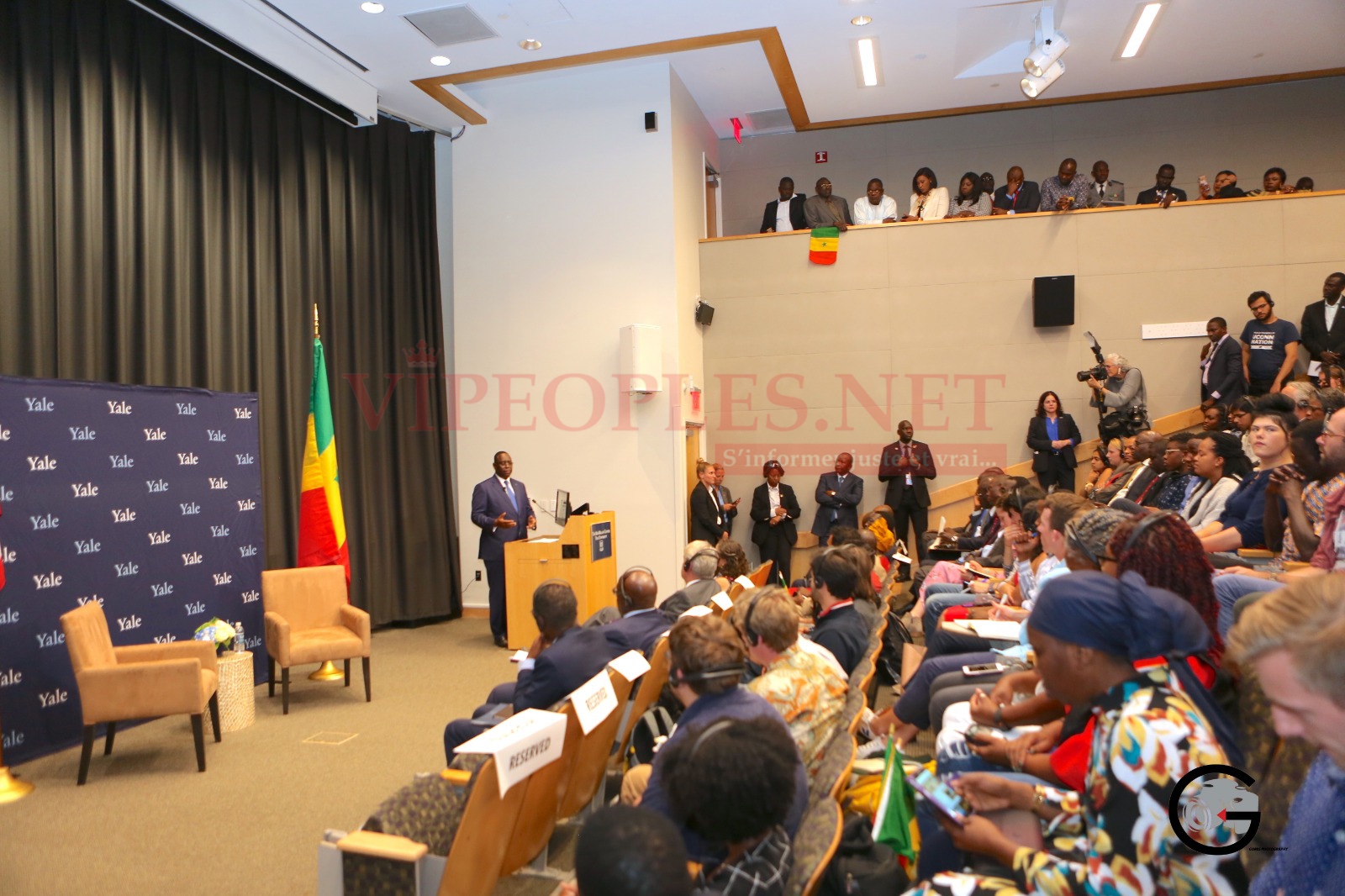 Les images du Macky Sall en visite à l'université de Yale à New Heaven aux USA.