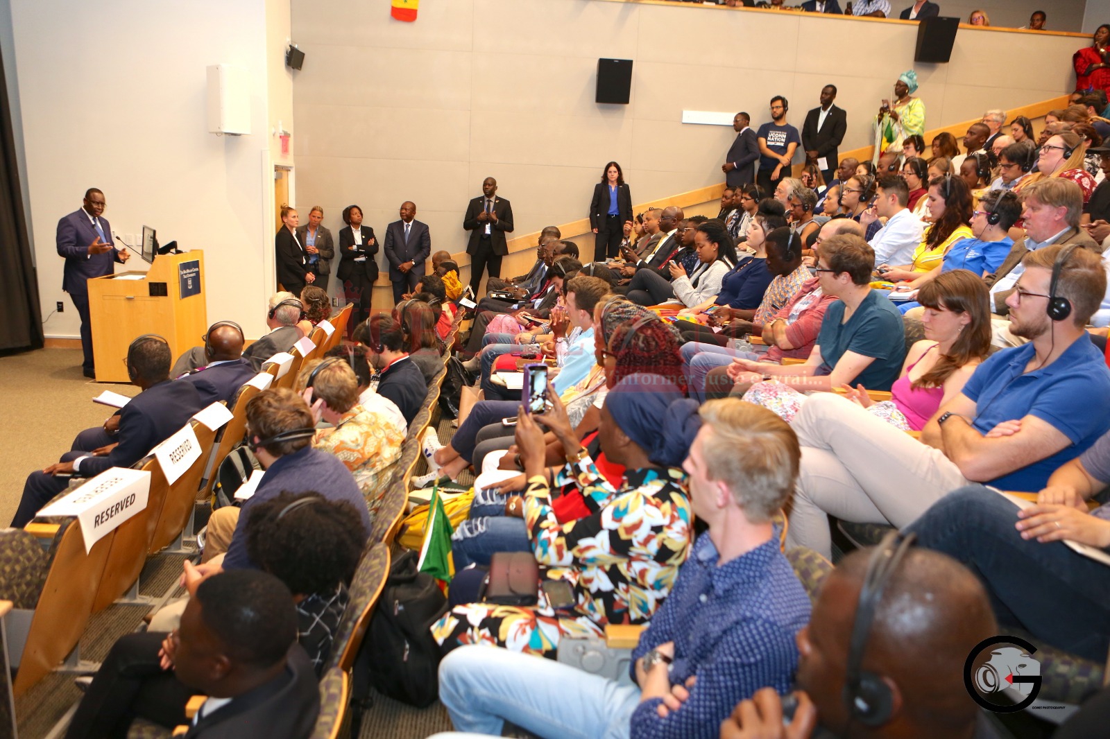 Les images du Macky Sall en visite à l'université de Yale à New Heaven aux USA.