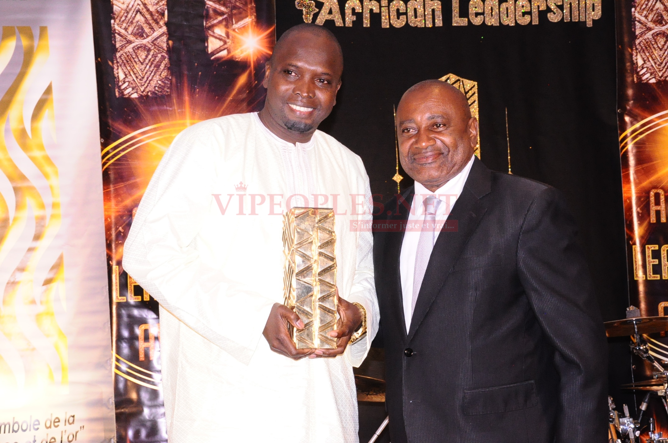 Le président Mbagnick Diop du MDES, explique le concept de la soirée de l'Excellence African Leadership Award