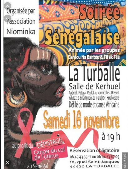 Rapport de la journée de dépistage du cancer du col de l’utérus et de la technique de l’autopalpation de Association Niominka-bi du Sénégal Ndangane du 02 Novembre 2019