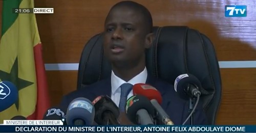 Tensions dans le pays: le ministre de l’intérieur fait la leçon aux jeunes et interpellent les parents