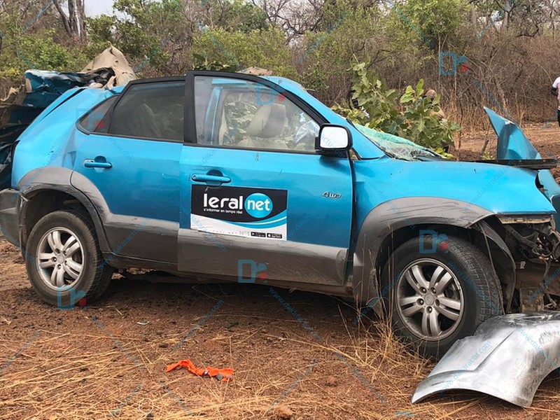 Tournée économique du Chef de l’Etat/ les reporters de Leral victimes d’un accident (3 morts et 2bléssés graves) IMAGES