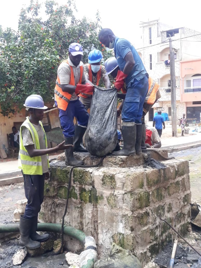 VIDEO-PHOTOS / Sabotage des canalisations de Keur Massar: Des murs érigés pour freiner l’évacuation des eaux de pluie