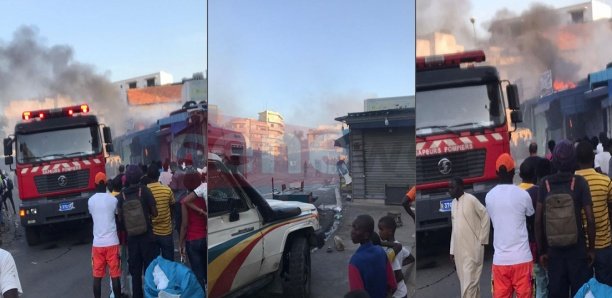 Incendie au centre ville: Un magasin de vente de matériels informatiques a pris feu