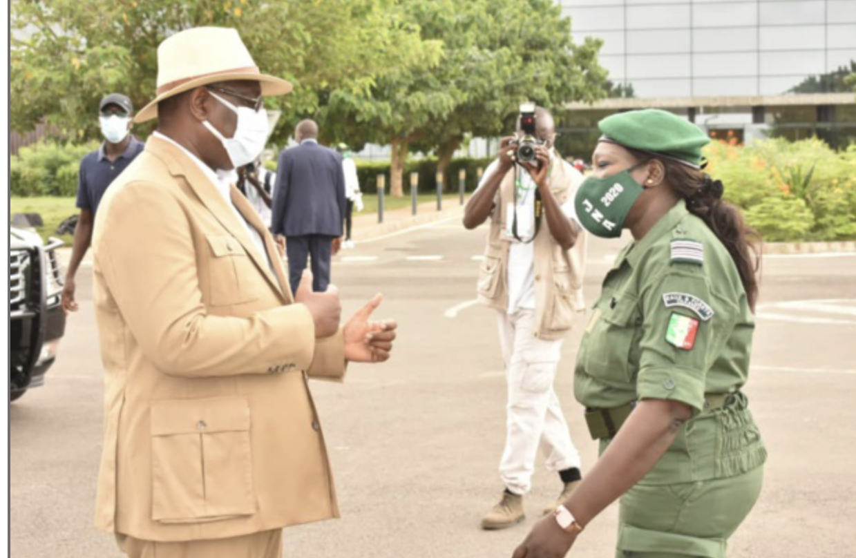 Feue Colonel Gogo Banel Ndiaye, élevée au rang de Chevalier de l'Ordre national du Lion, à titre posthume