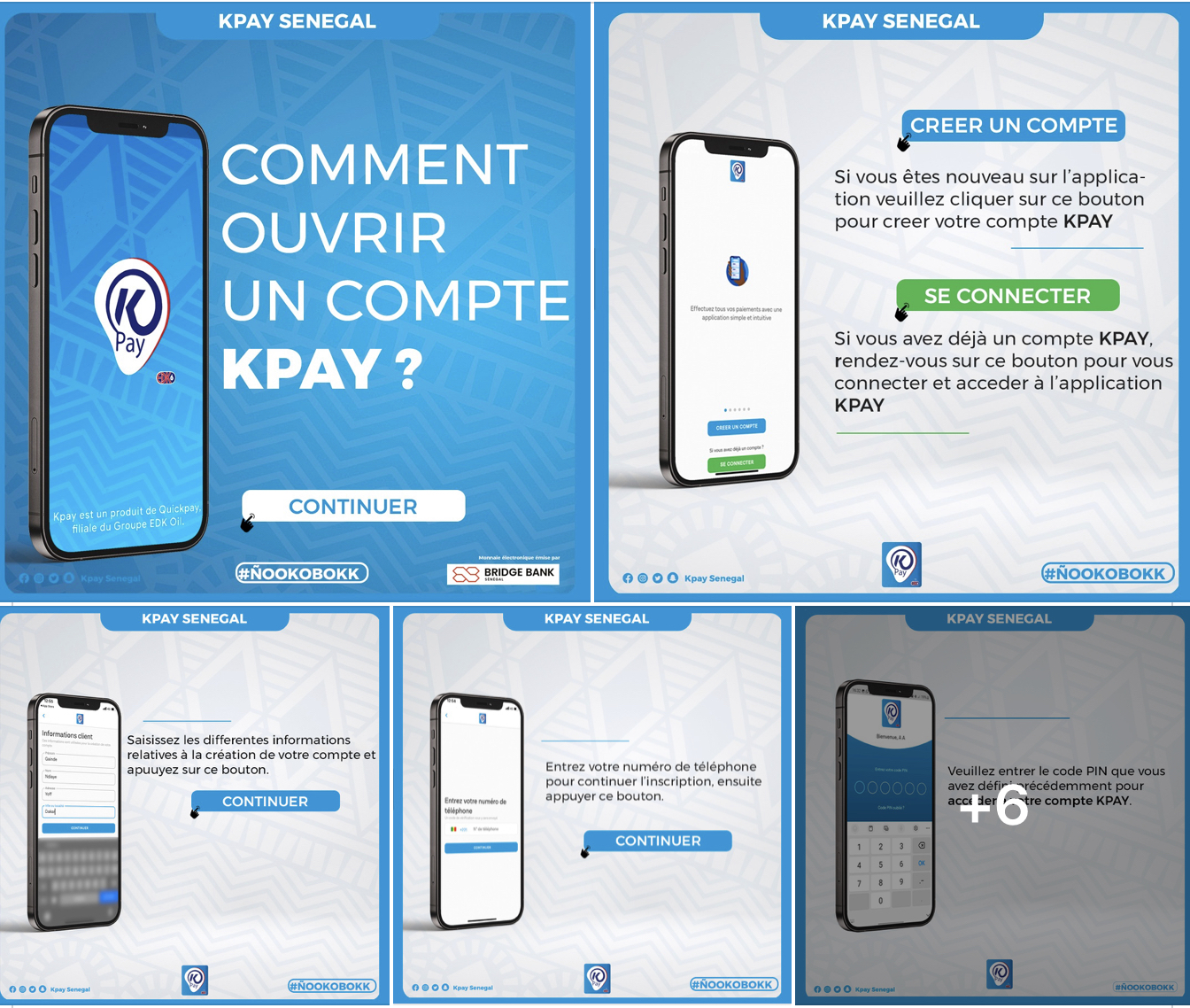 L'application, Kpay Senegal  est disponible sur toutes les plateformes de téléchargement. 