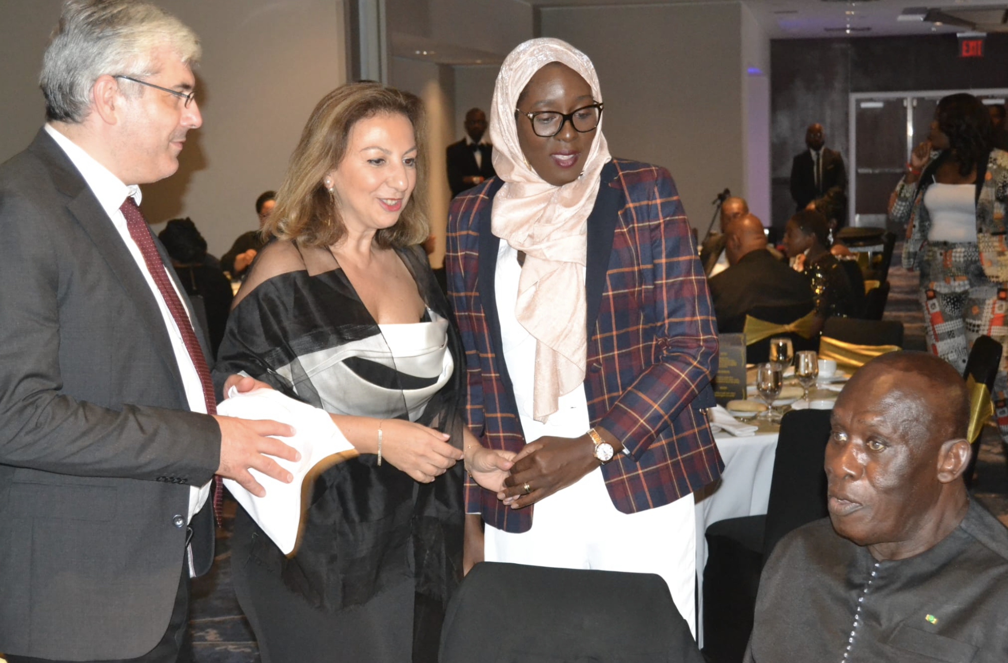 En images du gala des African Leadership Awards avec le groupe Promo Consulting et le MEDS du Pdt Mbagnick Diop au Marriot Marquis Time Square de New York.