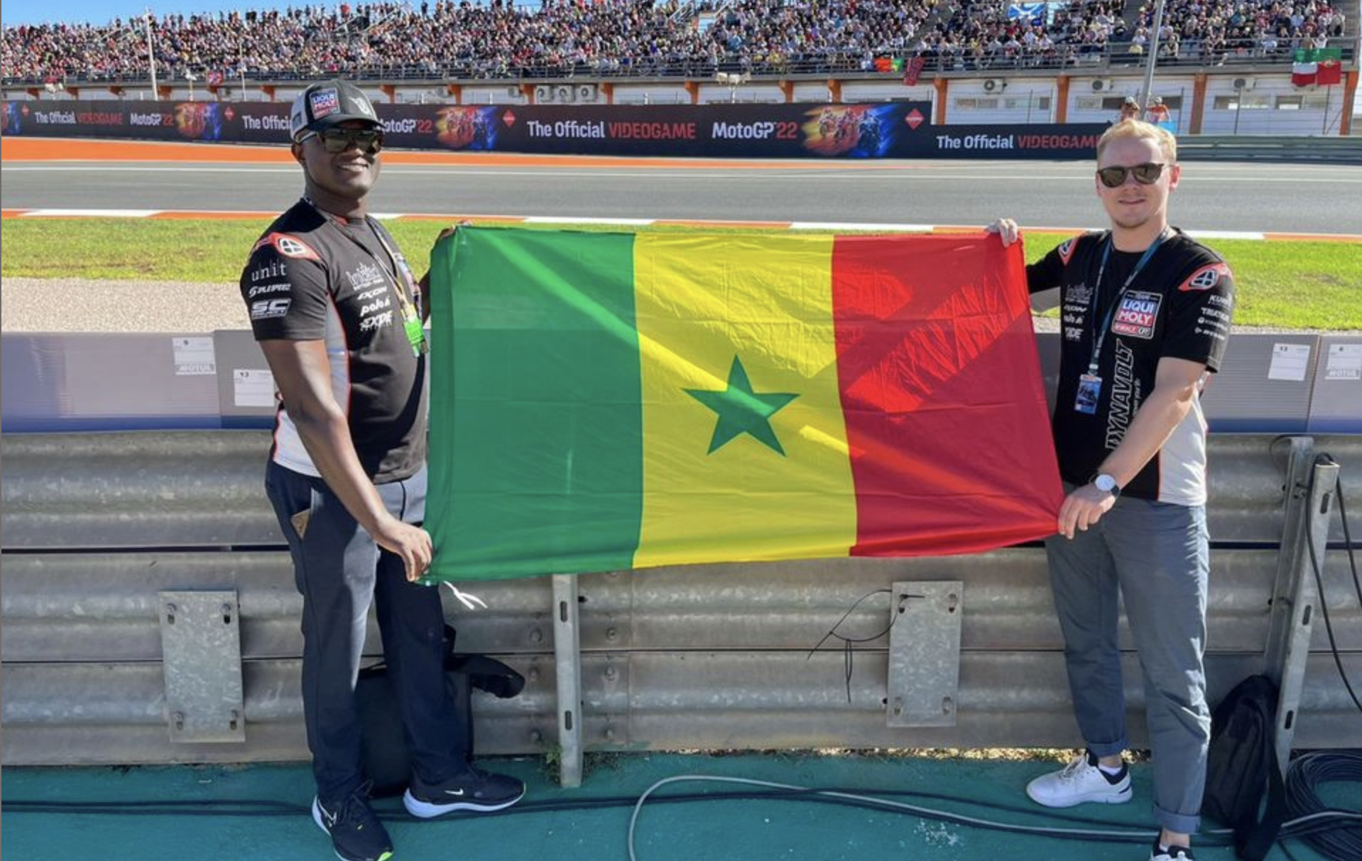 Grand prix de Moto GP 2022 à Valence : le Sénégal bien représenté Par Pape Samba Badiane !