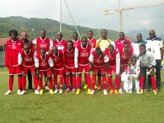 LE FC SENEGAL  DE BERGAMO : championne  d'Italie 2014 CSI ( Centre Sportif Italien)