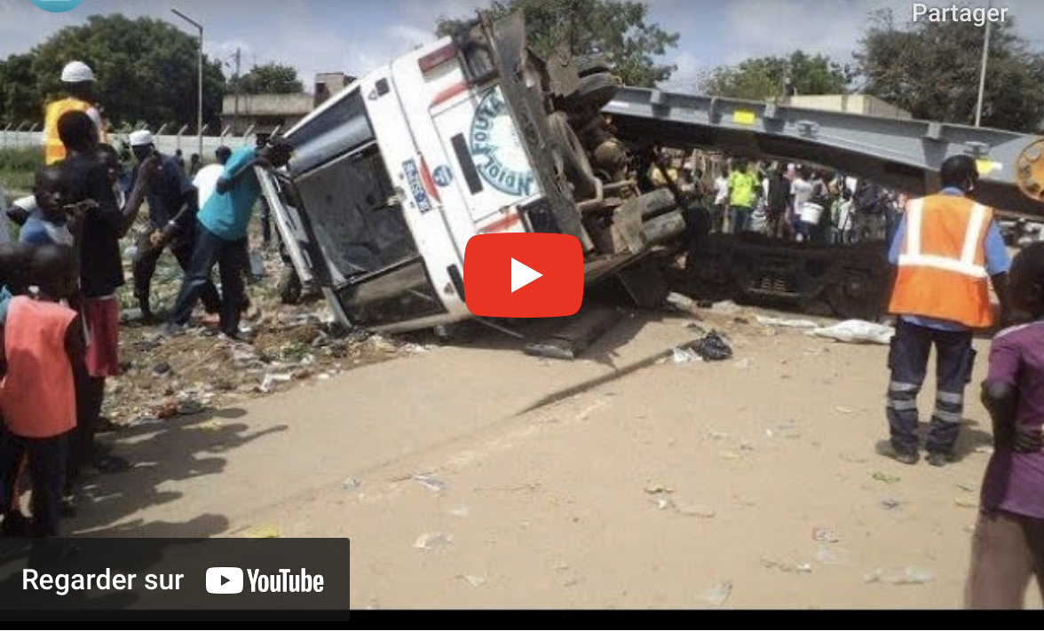 Récit des témoins de l'accident de Sakal : Collision entre un "Ndiaga Ndiaye" et un camion, fait 19 morts et des blessés graves