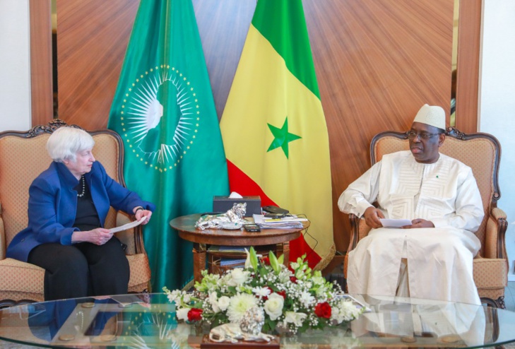 Tournée africaine : Dakar, première étape de la secrétaire d’Etat au Trésor des États-Unis