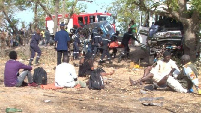 Quatre personnes tuées dans un accident à Thiès