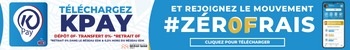 Téléchargez l'application KPAY avec Zéro Francs.