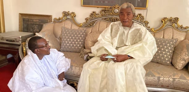 Touba: Les images de la visite de Serigne Abdou Karim chez Serigne Cheikh Bassirou Abdou