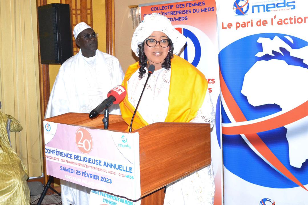 En images de la conférence annuelle religieuse des femmes chefs d'entreprises avec le MEDS du président Mbagnick Diop.