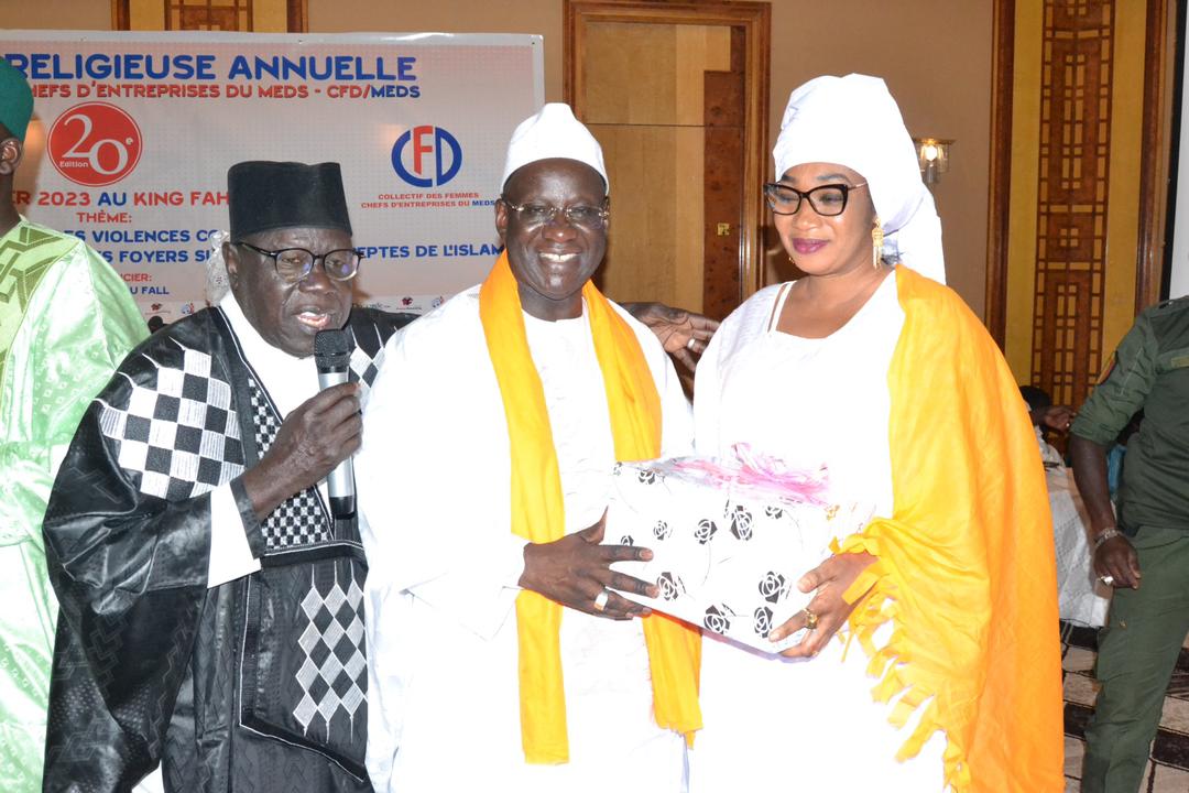 En images de la conférence annuelle religieuse des femmes chefs d'entreprises avec le MEDS du président Mbagnick Diop.