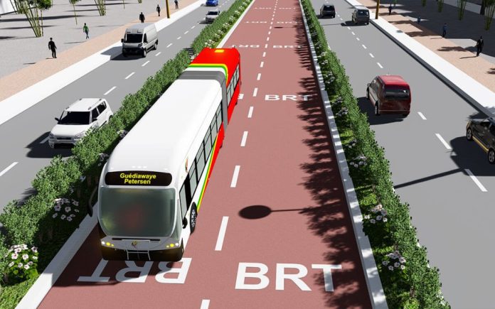 BRT : Les chantiers du projet exécutés à 70% et la mise en exploitation prévue pour le dernier trimestre de l’année