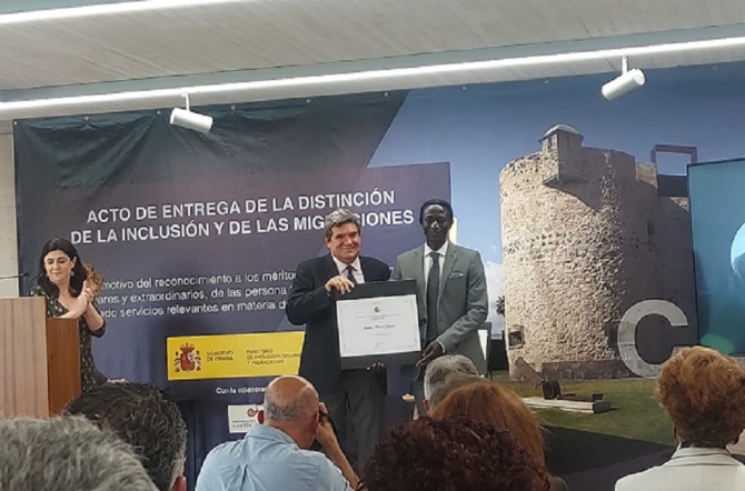 Diaspora : Atabbe Mane Dieme, un Sénégalais honoré par le Gouvernement du Royaume .d'Espagne