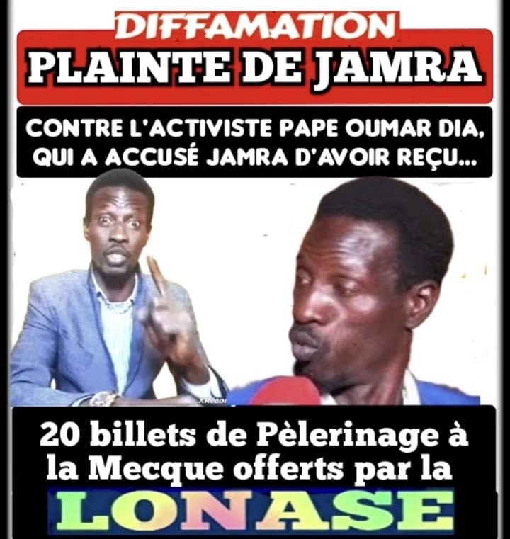 PLAINTE DE JAMRA CONTRE L'ACTIVISTE PAPE OUMAR DIA.