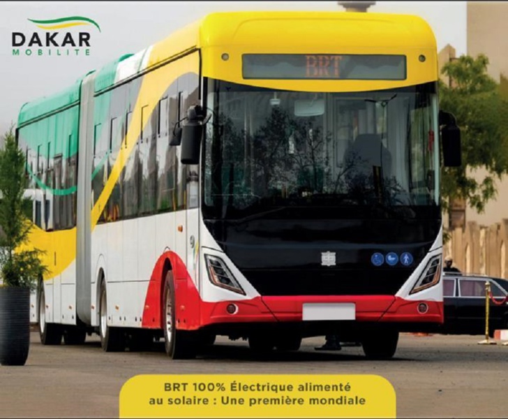 Défilé du 4 avril : Présentation du premier bus du BRT 100% électrique de Dakar