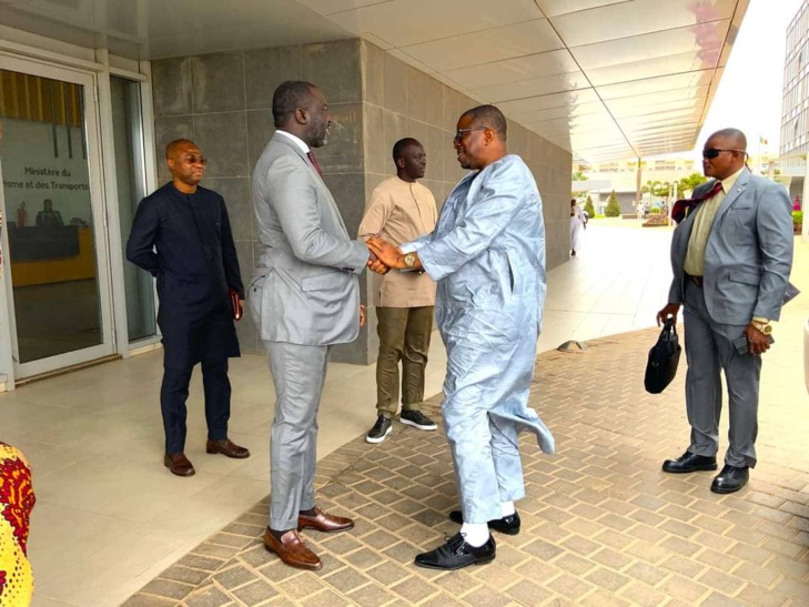 Commerce: Rencontre entre Abdou Karim Fofana et son homologue gambien, Baboucar Joof