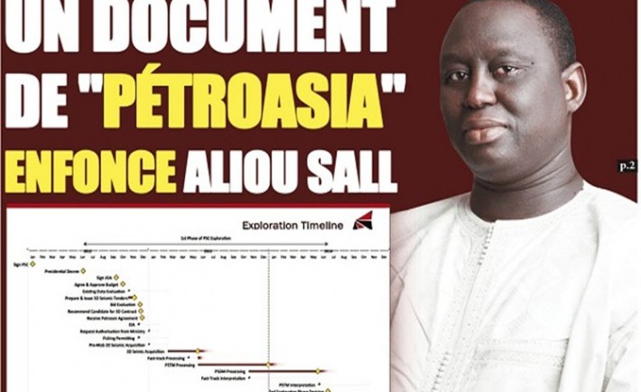 Révélations: Un document de Petro Asia enfonce le frère de Macky Sall