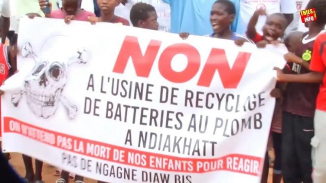 Installation d’une usine de plomb : Ndiakhaté se révolte