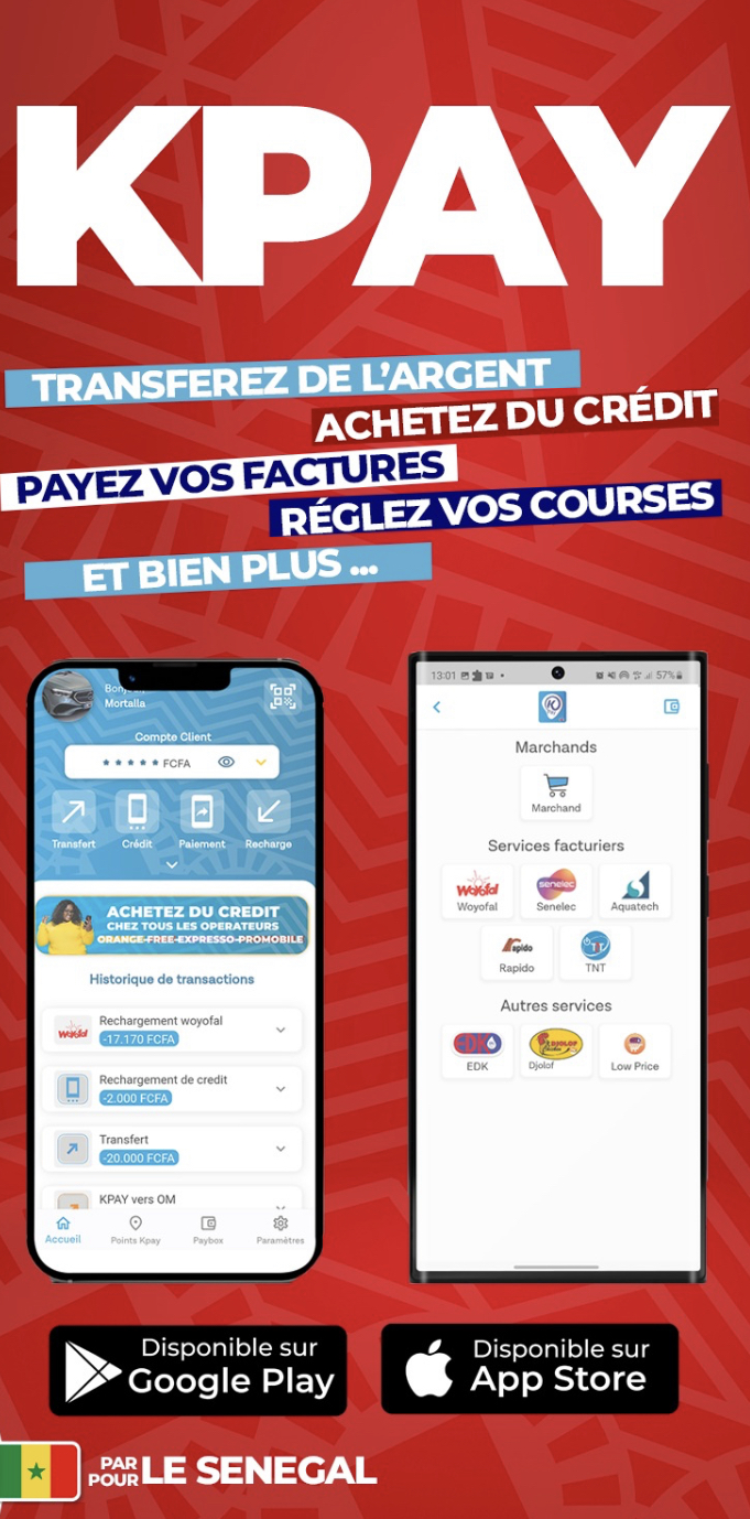 Téléchargez Kpay sur Play Store (bit.ly/kpayv1) ou App Store (apple.co/3sQIQZI) et profitez du transfert d'argent gratuit et d'autres exclusivités  #KpayMa