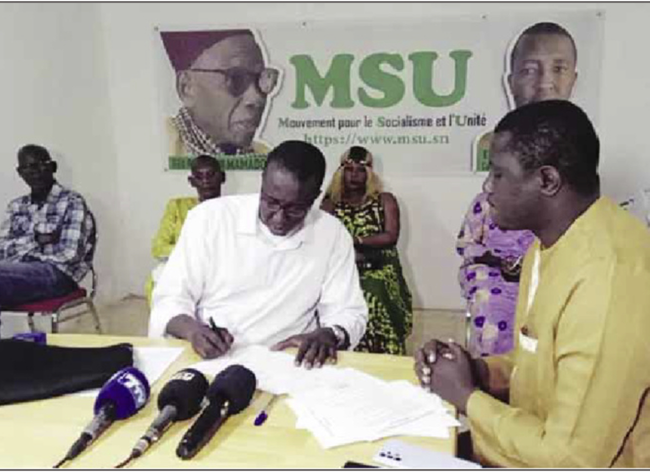 Le F24 se renforce : Le Msu rejoint la plateforme de l’opposition