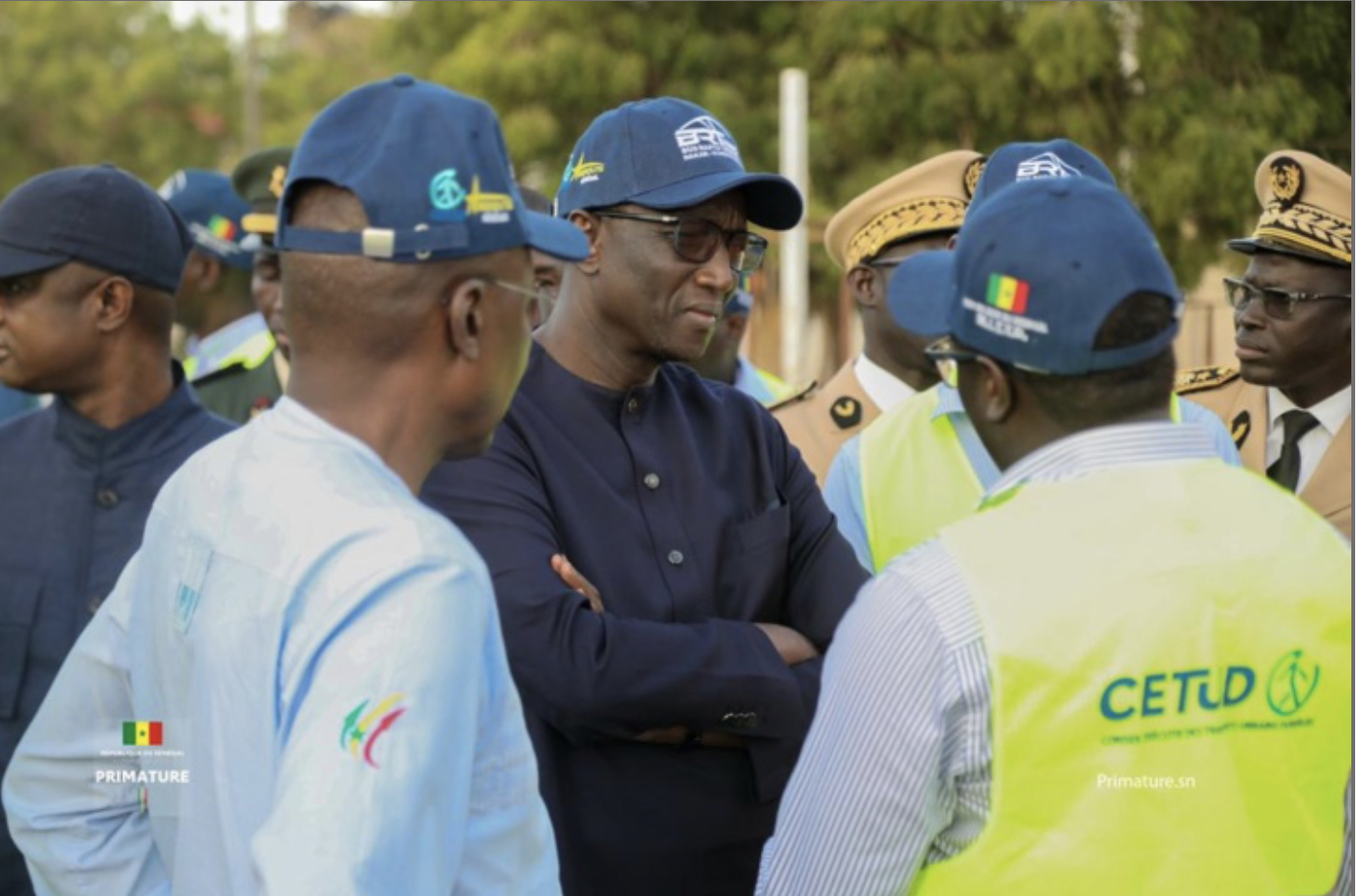 Photos: Amadou Ba, Premier Ministre en visite des chantiers du BRT