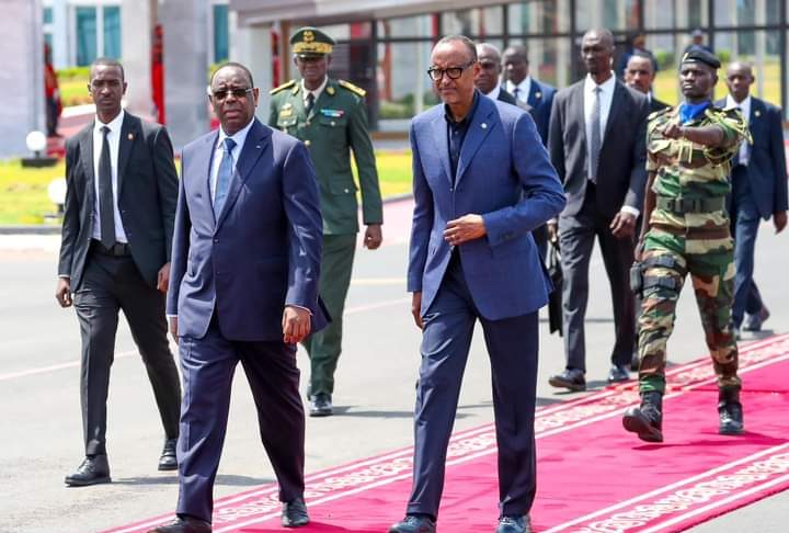 Le président rwandais Paul Kagame au Sénégal