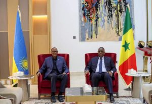 Le président rwandais Paul Kagame au Sénégal