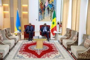 Le président rwandais Paul Kagame au Sénégal