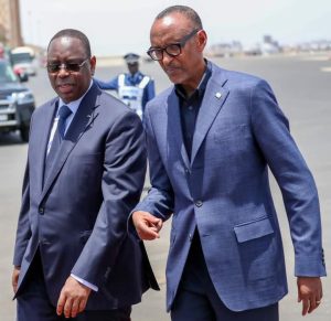 Le président rwandais Paul Kagame au Sénégal