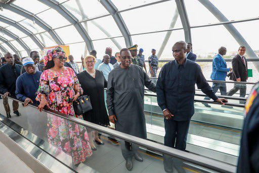 Train express régional : Macky Sall inaugure la gare de l’Aéroport international Blaise Diagne