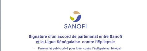 Signature d’un accord de partenariat entre Sanofi et la Ligue Sénégalaise contre l’Epilepsie