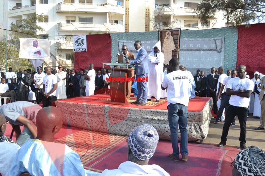 Les premières images: Serigne Modou Kara lance le slogan "KARA CARIM"