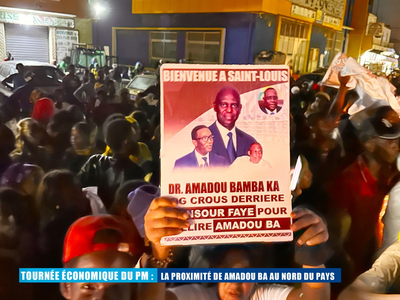 Saint-Louis : L'arrivée du Premier ministre Amadou Bâ dans la ville tricentenaire