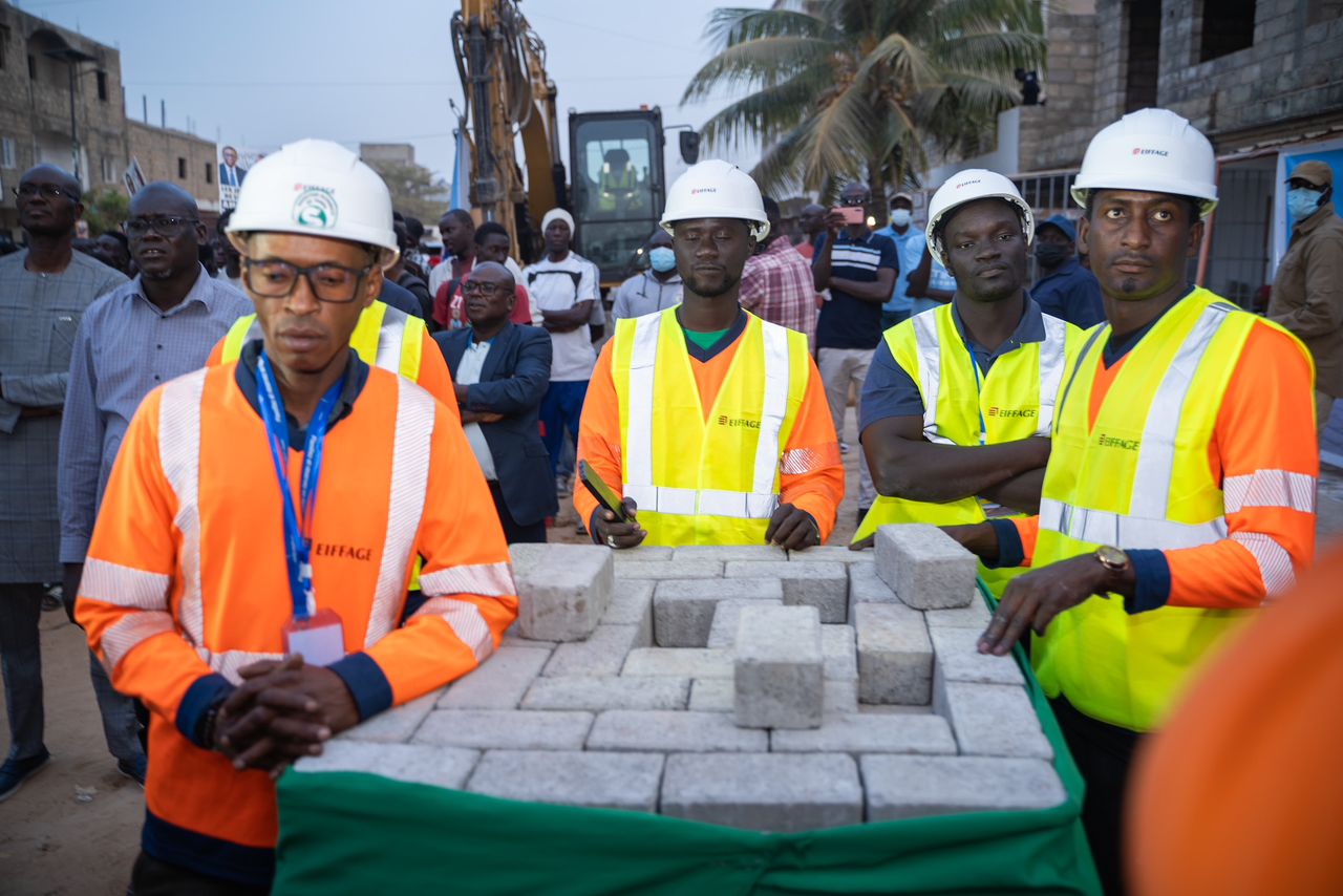 CÉRÉMONIE DE LANCEMENT DES TRAVAUX D'AMÉNAGEMENT  ET DE PAVAGE DU BOULEVARD DES 30 METRES A RUFISQUE