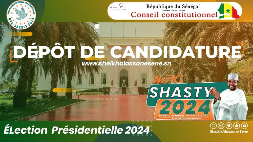 Présidentielle 2024 : Sheikh Alassane Sène déposé sa candidature au Conseil Conseil