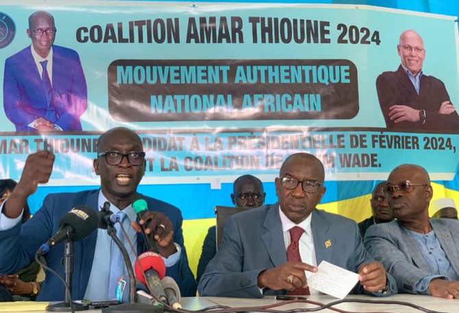 Sacrifice pour la présidentielle 2024 : M. Amar Thioune sursoit à sa candidature et a rejoint la coalition Karim 2024