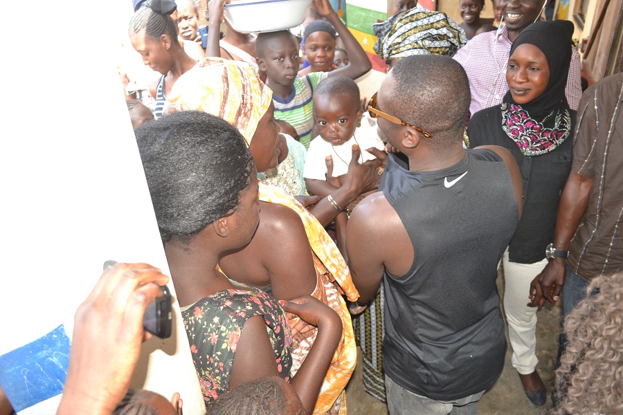 Le chanteur Pape Diouf désigné parrain de l'école  qui porte son nom à Guinaw Rail.